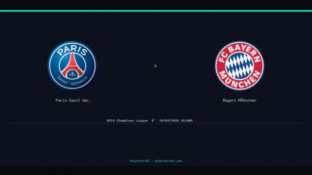 Paris Saint Germain x Bayern München: Análise, Estatísticas e Palpites — 28/04/2026