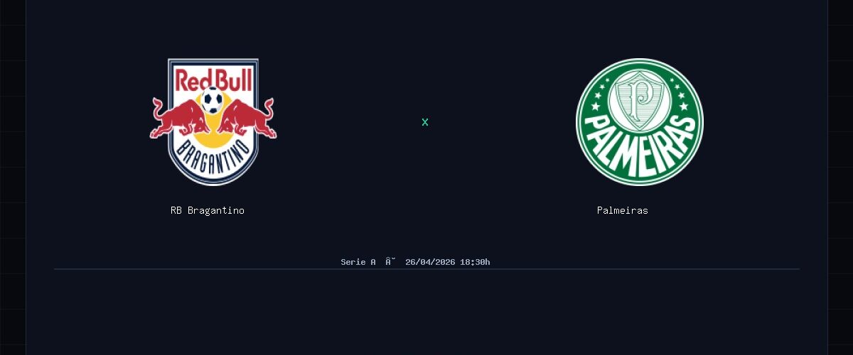 RB Bragantino x Palmeiras: Análise, Estatísticas e Palpites — 26/04/2026