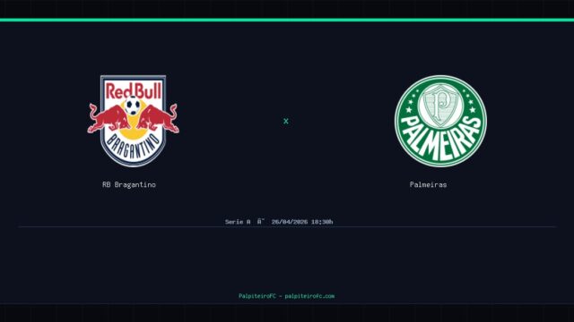 RB Bragantino x Palmeiras: Análise, Estatísticas e Palpites — 26/04/2026
