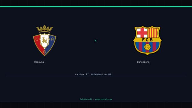 Osasuna x Barcelona: Análise, Estatísticas e Palpites — 02/05/2026