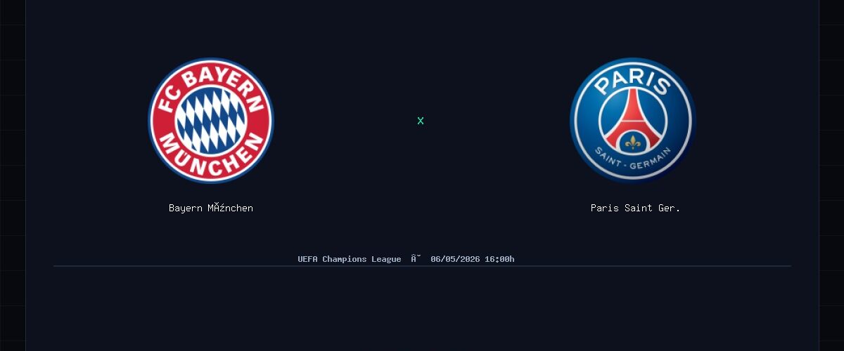 Bayern München x Paris Saint Germain: Análise, Estatísticas e Palpites — 06/05/2026