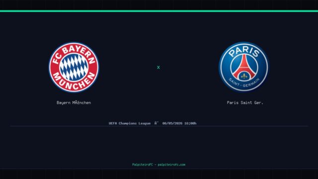 Bayern München x Paris Saint Germain: Análise, Estatísticas e Palpites — 06/05/2026