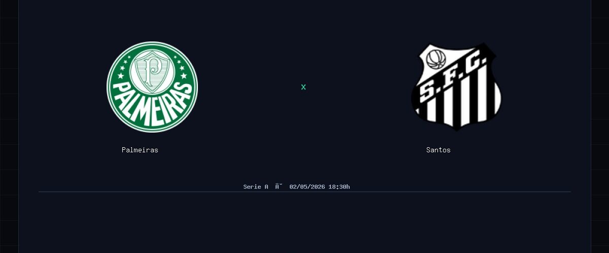 Palmeiras x Santos: Análise, Estatísticas e Palpites — 02/05/2026