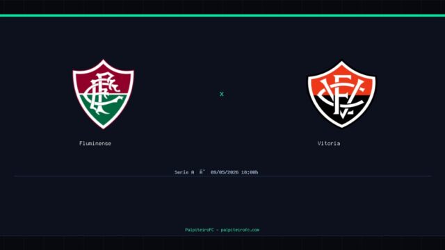 Fluminense x Vitoria: Análise, Estatísticas e Palpites — 09/05/2026