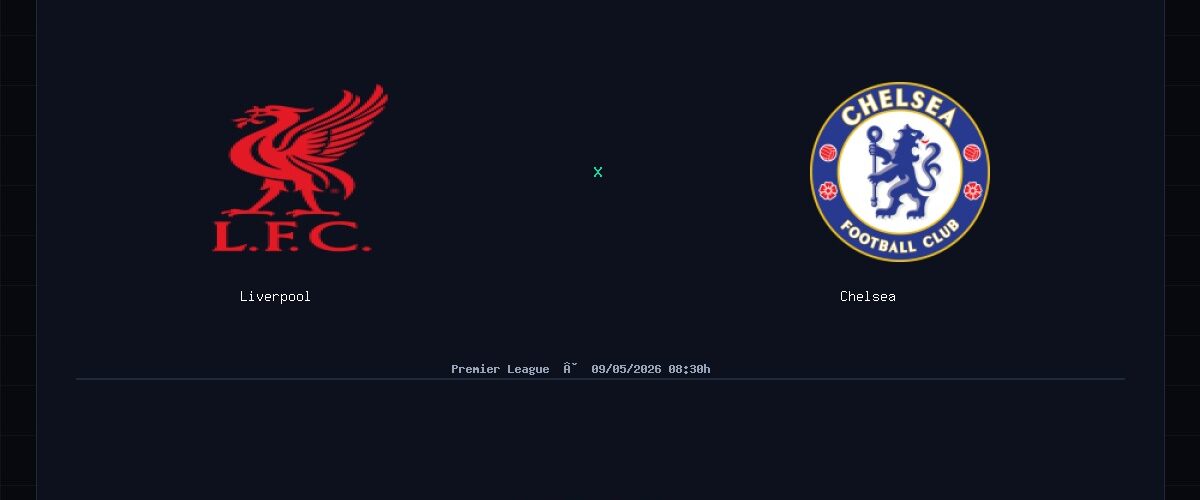 Liverpool x Chelsea: Análise, Estatísticas e Palpites — 09/05/2026