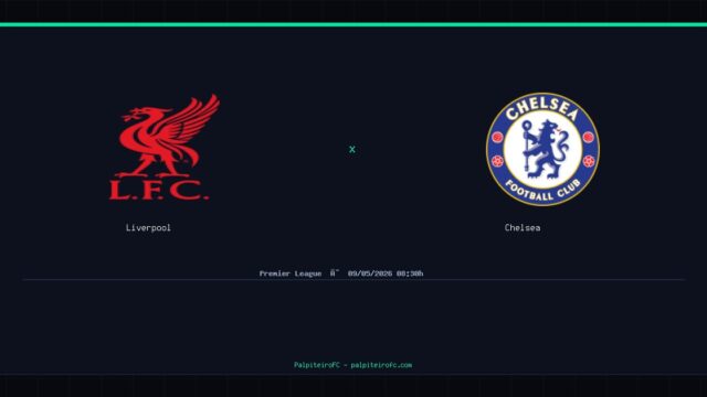 Liverpool x Chelsea: Análise, Estatísticas e Palpites — 09/05/2026