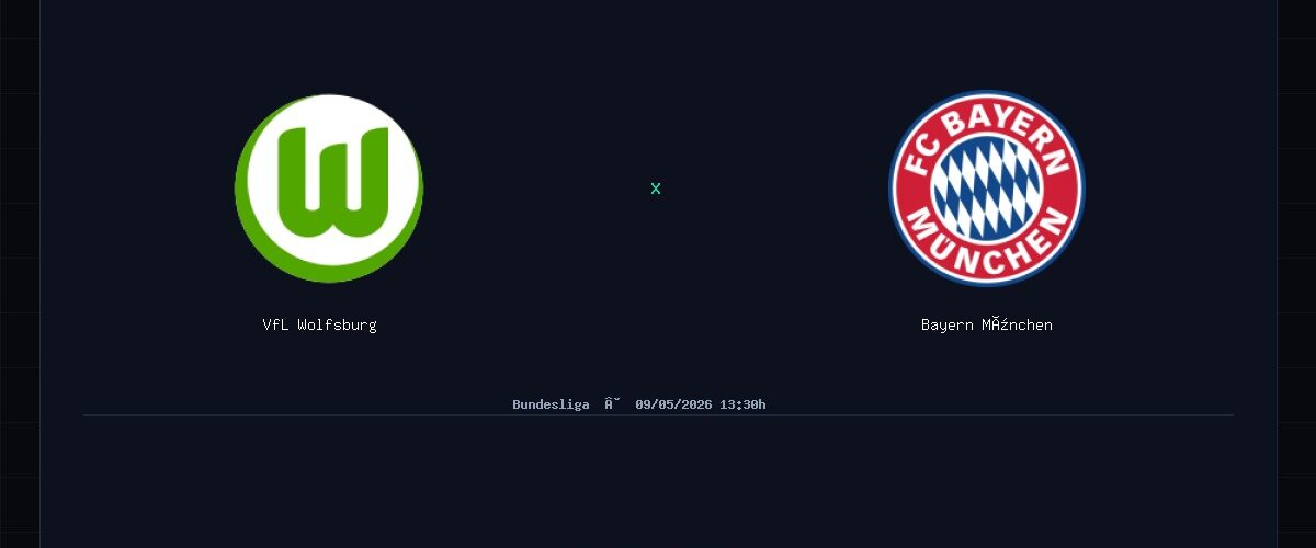 VfL Wolfsburg x Bayern München: Análise, Estatísticas e Palpites — 09/05/2026