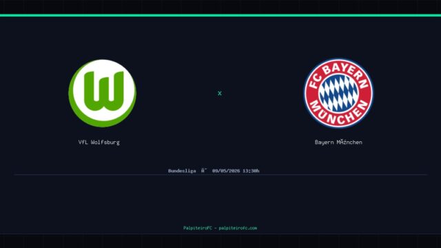 VfL Wolfsburg x Bayern München: Análise, Estatísticas e Palpites — 09/05/2026